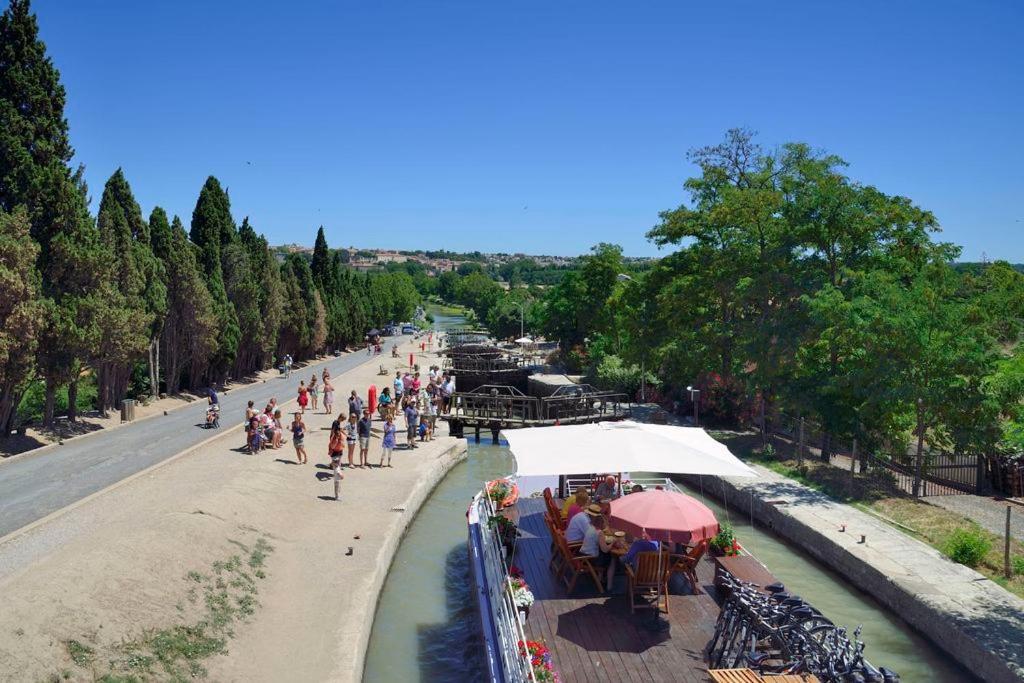 Saëns 7-T2 avec garage privé optionnel-Centre historique et plages à 16km ! Béziers Exterior foto